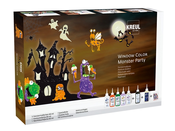 KREUL Window Color Set Monster Party