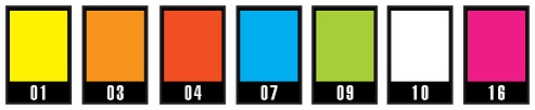 Creall - Fluor color chart