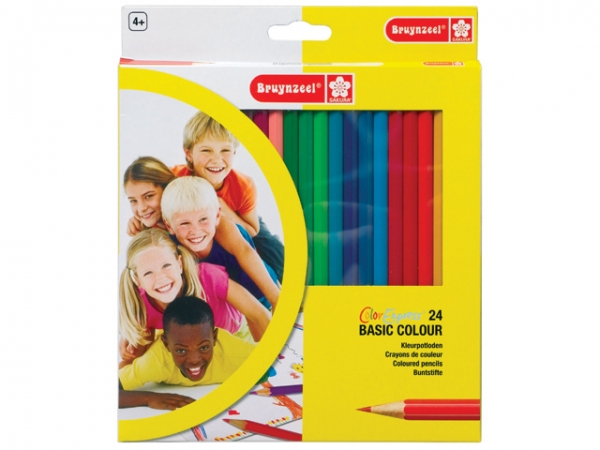 مداد رنگی 24 رنگ برونزیل- 7545K24C