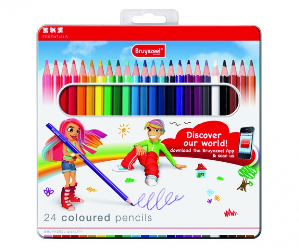 مداد رنگی 24 رنگ برونزیل طرح جدید- 8505M24B