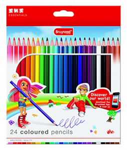 مداد رنگی 24 رنگ برونزیل طرح جدید-7545K24B